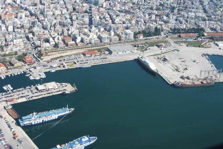 ラブリオ港まで市内中心部