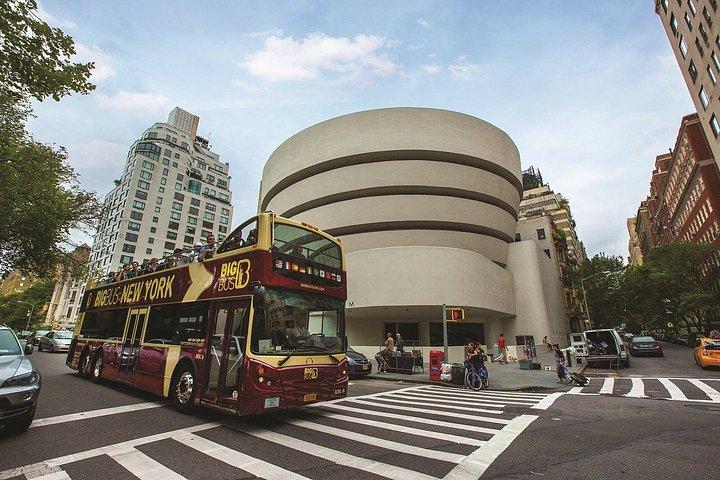 ニューヨーク：19停留所のオープントップバスで乗り降り自由ツアー