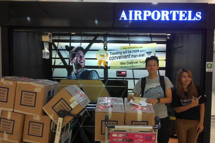Entrega de equipaje de Bangkok desde el hotel hasta el aeropuerto