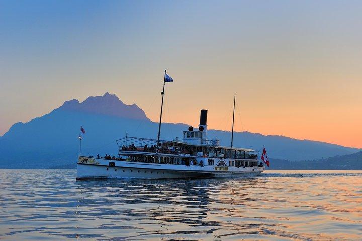 Monte Pilatus de Lucerna Incluyendo Paseo en Barco, Góndola, Rueda dentada