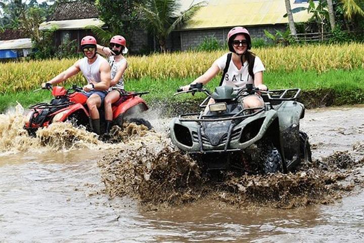 KUBER ATV UBUD - Tunnel Cascata Risaia Giungla con auto privata