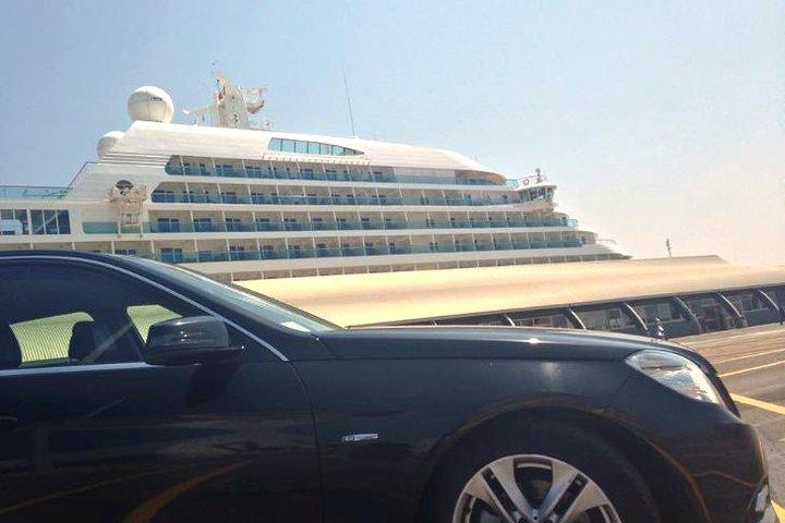 Traslado privado del puerto de cruceros del hotel de Roma a Civitavecchia