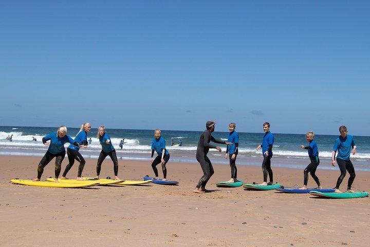 Día completo de surf en la costa oeste