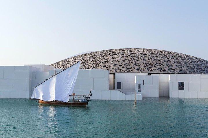 2 en 1 Best Combo Tours Día completo en Abu Dhabi City Tour y Night Dhow Cruise Dubai