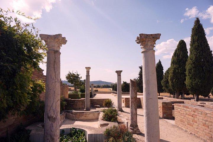 Groepsexcursie van Sevilla naar Italica, de Romeinse stad Sevilla