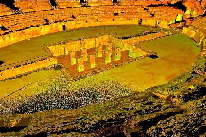 セビリア発、イタリカ（セビリアのローマ時代の町）への団体旅行