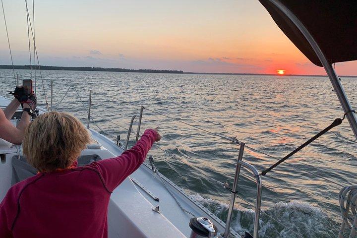 Privat Hilton Head Sunset-sejltur med delfinsafari