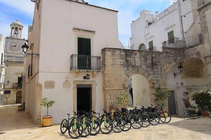 GPS tour in E-Bike sulla ciclovia dell'acquedotto Pugliese con degustazione vini