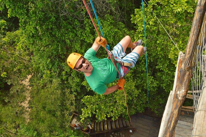 Riviera Maya Saving Deal 4x1: Tulum, Zip Lines, Rappel och Snorkel