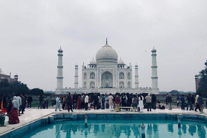 Privétour naar Taj Mahal en Agra Fort vanuit Delhi