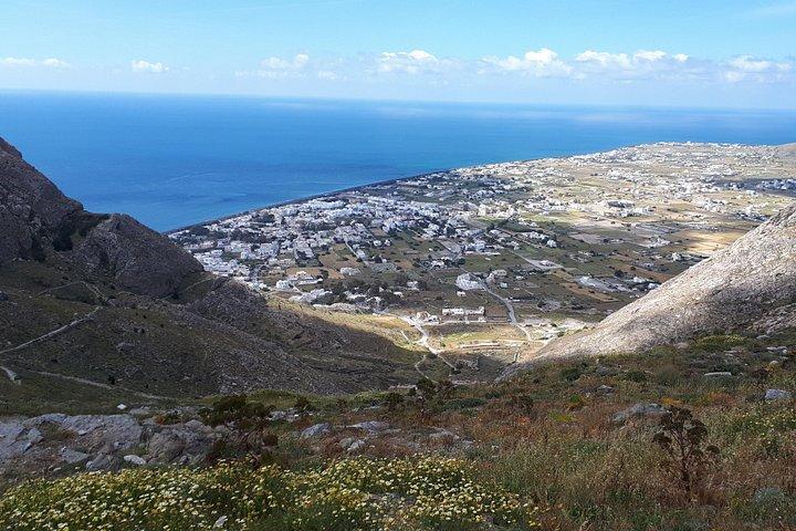 空港または港からサントリーニ島への共有到着転送