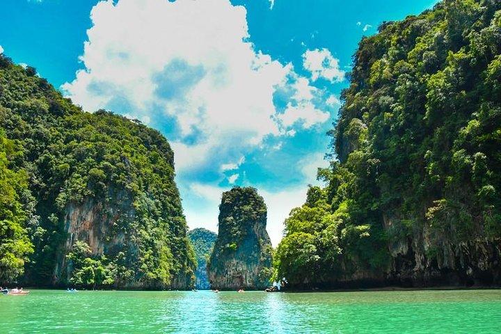 Phuket: Ilha James Bond e Baía de Phang Nga Canoagem em lancha