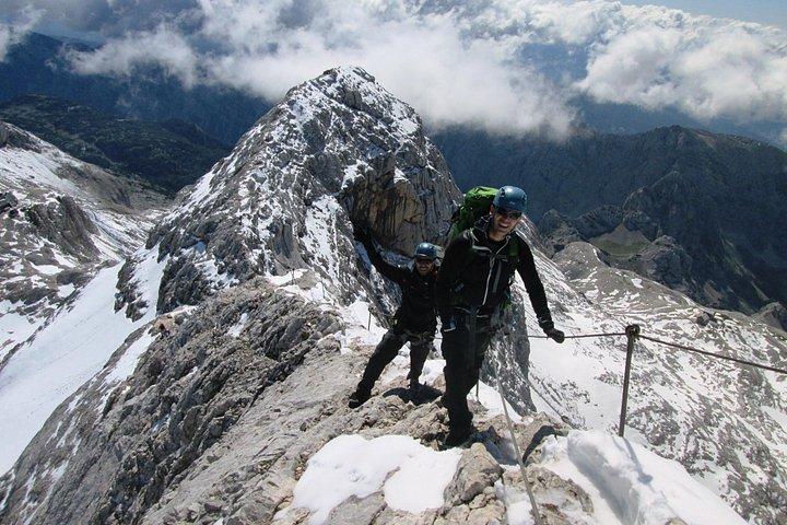 Climbing Mount Triglav in Slovenia