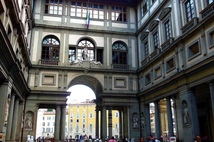 Accademia & Uffizi : Billets d'entrée & application de visite libre