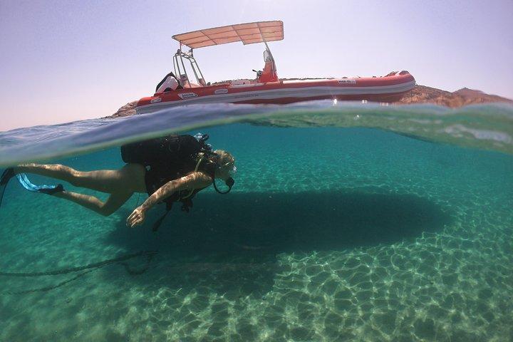 Prova un DIVE, scopri le immersioni subacquee a Mykonos