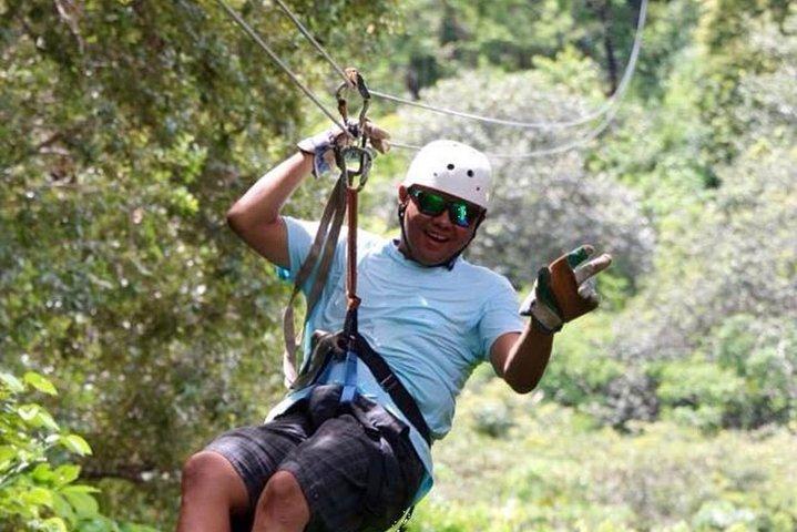 Megacombo Tour Zipline, Hot Springs und Reiten