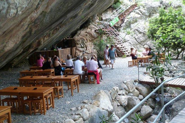 Sapadere Canyon och Dwarf Cave med Dim River Lunch