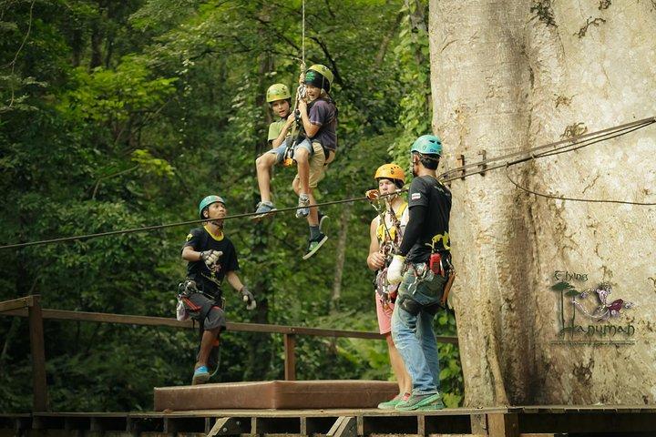 Phuket Hanuman World Zipline Adventure com transferências de ida e volta