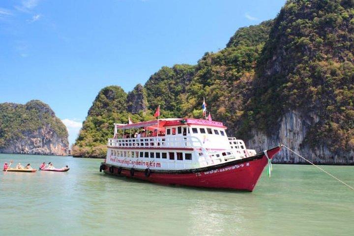 Excursão de dia inteiro na Ilha James Bond Big Boat Tour com almoço, Phuket