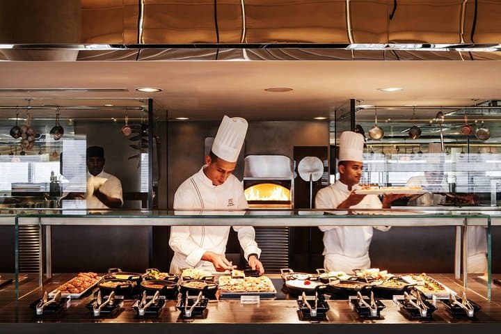 Buffet Dining in Armani Hotel
