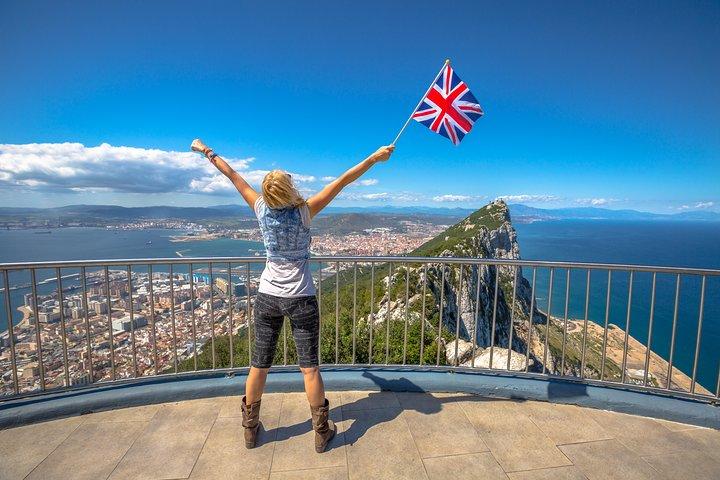 Historic Gibraltar Rock and St Michael's Cave Tour from Seville