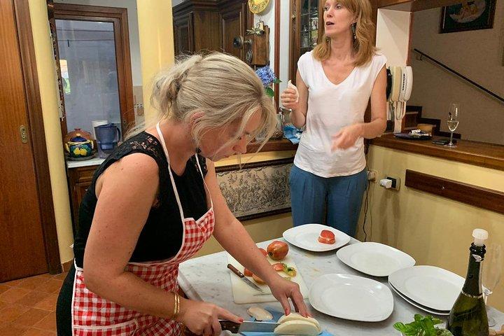 cena e dimostrazione di cucina