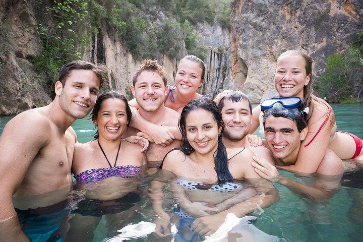 Journée Aventures : Thermes, Cascades, gîte privé