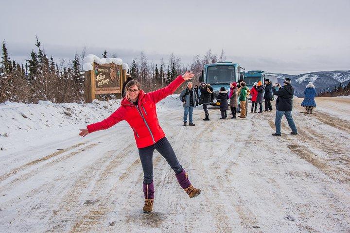 Polarkreis Winter Drive Abenteuer