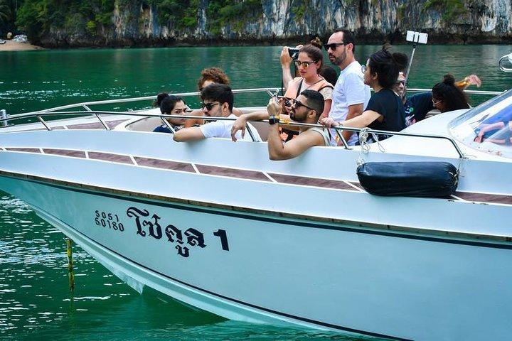 Phuket: isla James Bond y bahía de Phang Nga en canoa en lancha rápida