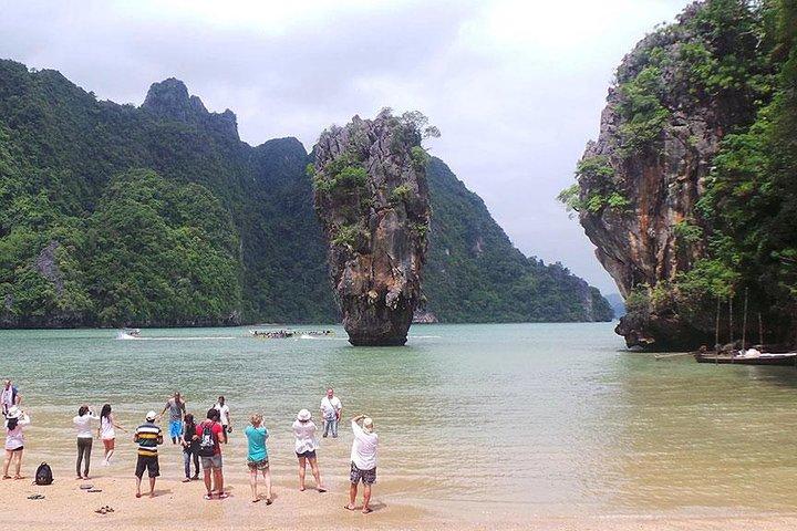 Excursion de Phuket à l'île James Bond, y compris le canoë de mer en bateau à longue queue