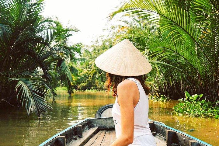 Excursão de barco no Delta do Mekong