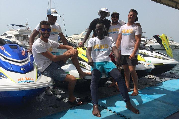 30 min de Jet Ski jusqu'au Burj Al Arab + Photos, Vidéos et Glaces gratuites
