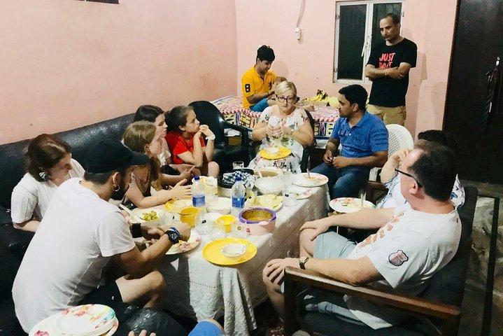 Dinner at Agra with local Indian family