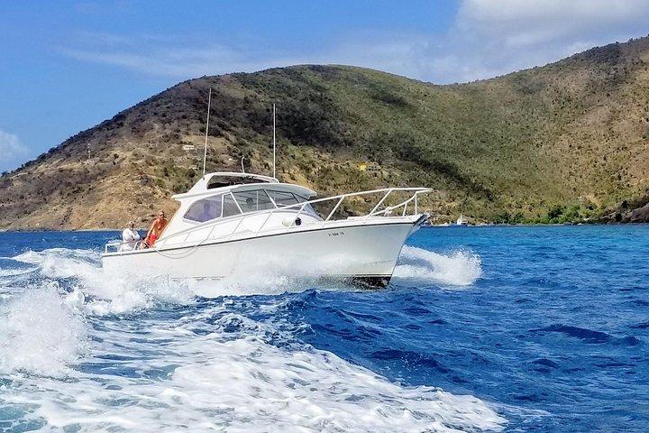 Cirka ön St. John | Lunchstopp vid Lime Out (Taco Boat)