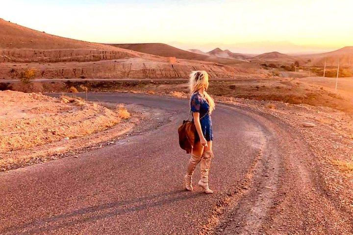 Agafay Desert Adventure: Camel Ride, Quad Biking & Sunset Views.
