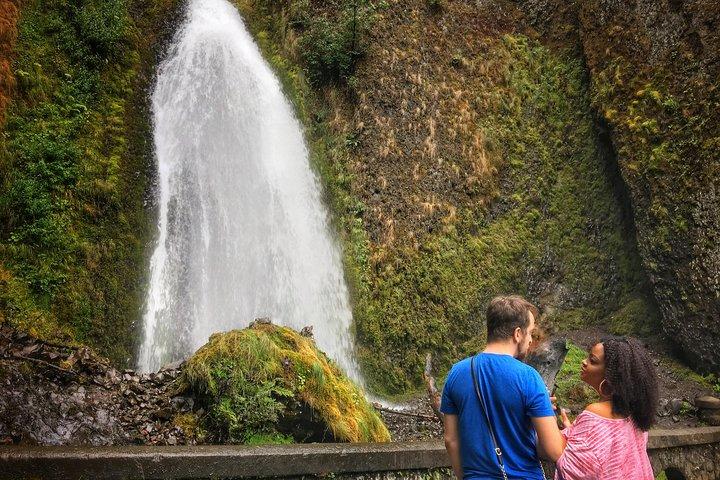 Multnomah Falls og Columbia River Gorge Halvdagstur
