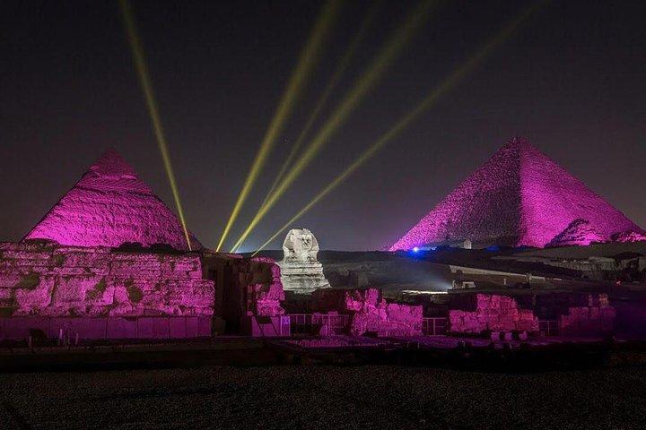 Lyd- og lysshow i Giza-pyramiderne