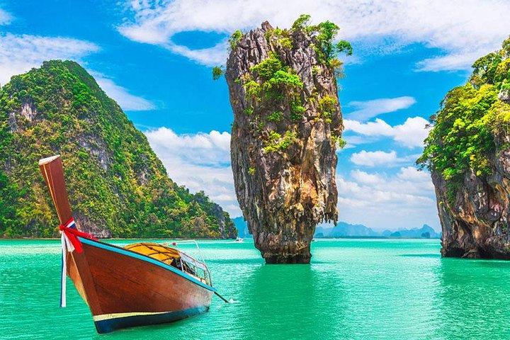 Excursión de un día a la isla de James Bond en bote de cola larga