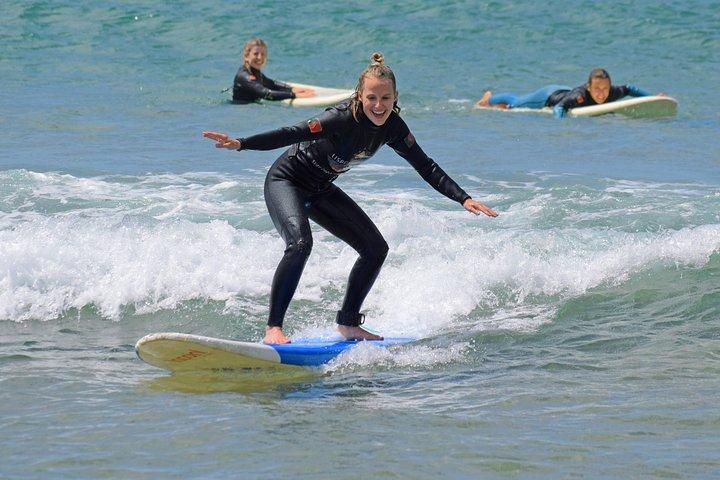 Lección de surf