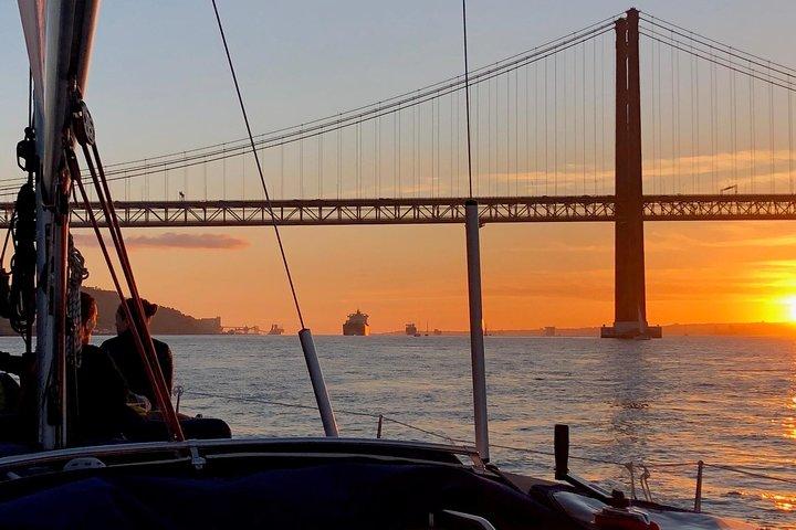 Private Sunset Sailing cruise from Lisbon