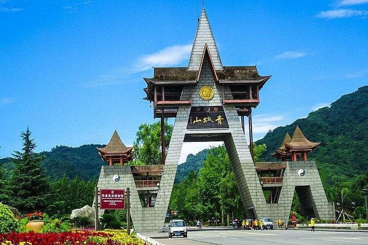 Qingchengshan Mountain Dujiangyan灌漑システムへのランチ付きプライベートツアー
