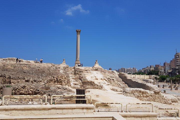 Alexandria Day Tour National Museum & Romersk Teater & Catacomb Guide & Lunch Inc