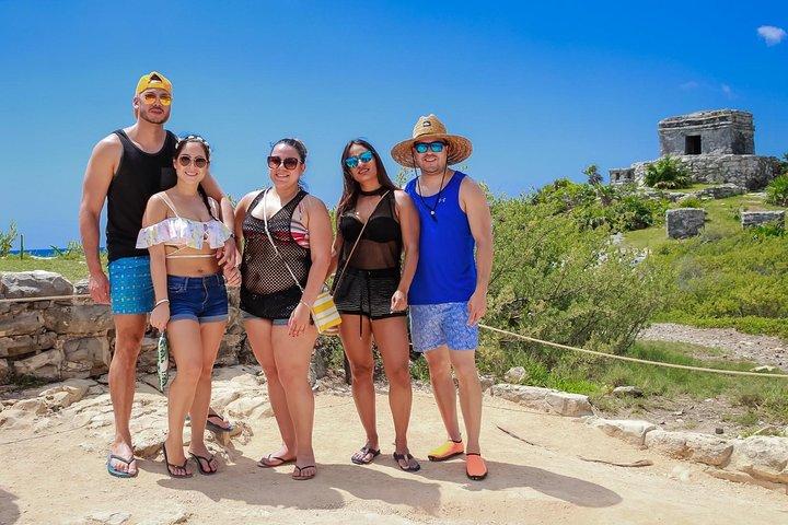 Tulum-ruinerne svømmer med skildpadder i Akumal og Cenote