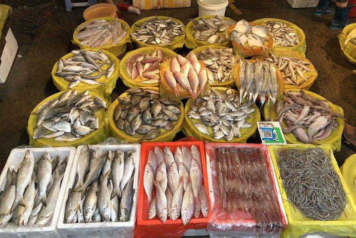 Marché privé de fruits de mer de Xiamen et expérience de magasinage et de restauration de Zhongshan Road