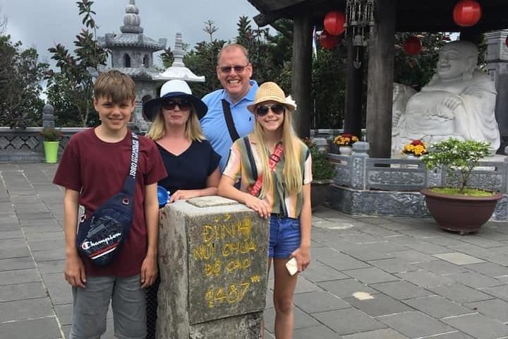 Landudflugt til Golden Bridge, Marble Moutain fra Chan May Port eller Tien Sa Port