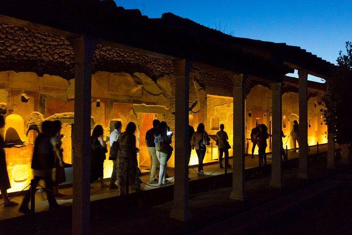 Verken 's nachts Pompeii met een archeoloog