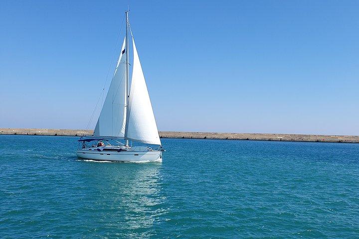 Sailing to Dia Island with lunch on Bavaria 51 Heraklion, Crete