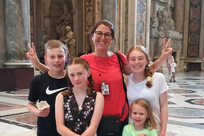 Visita del Vaticano para niños y familias en Roma con el guía local Alessandra