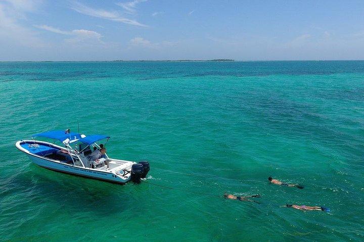 3 Islas Snorkel en barco, Isla Blanca, Contoy, Mujeres