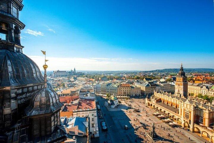 Historisk sightseeing av Krakow City